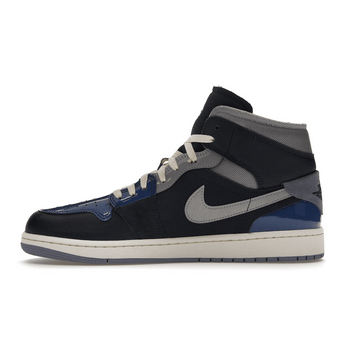 Air Jordan 1 Mid SE Craft Obsidian French Blue Ashen Slate White - Sneakerzone