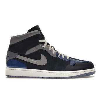 Air Jordan 1 Mid SE Craft Obsidian French Blue Ashen Slate White - Sneakerzone