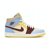 Air Jordan 1 Mid SE Fearless Maison Chateau Rouge - Sneakerzone