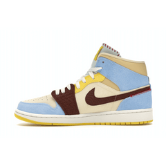 Air Jordan 1 Mid SE Fearless Maison Chateau Rouge - Sneakerzone