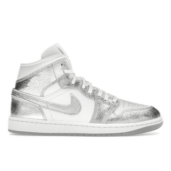 Air Jordan 1 Mid SE Metallic Silver - Sneakerzone