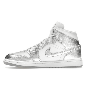 Air Jordan 1 Mid SE Metallic Silver - Sneakerzone