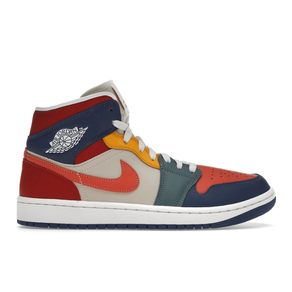Air Jordan 1 Mid SE Multi Color Red - Sneakerzone