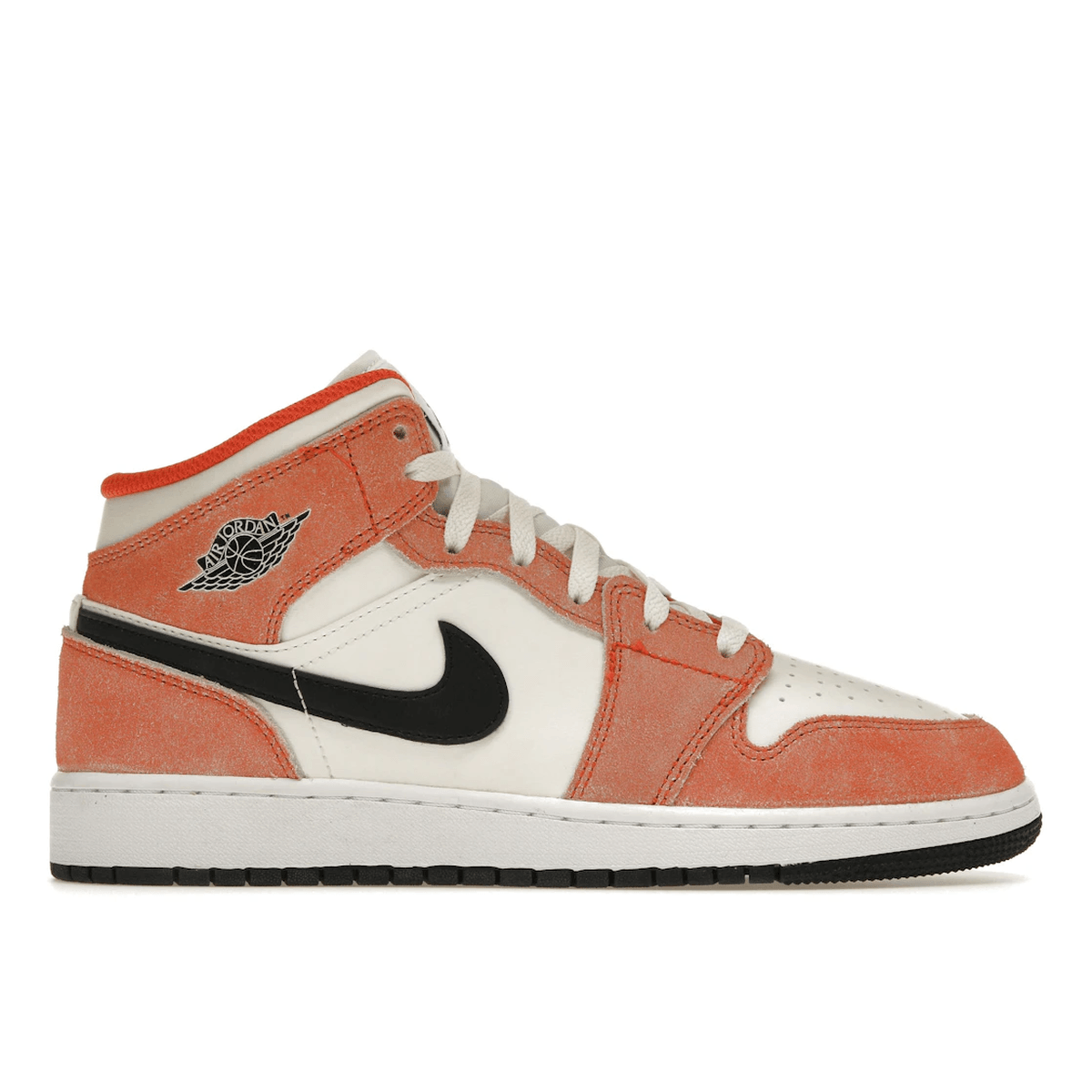Air Jordan 1 Mid SE Orange Suede - Sneakerzone