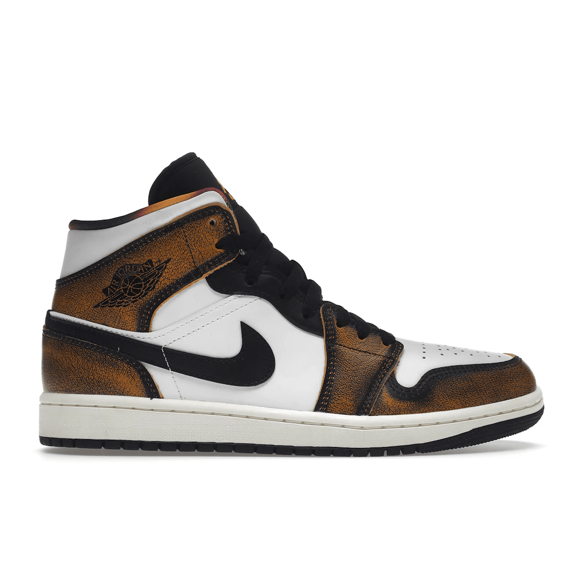 Air Jordan 1 Mid SE Orange Wear Away - Sneakerzone