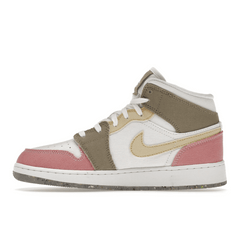 Air Jordan 1 Mid SE Pastel Vivid Green Grind - Sneakerzone