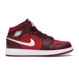 Air Jordan 1 Mid SE Red Quilt - Sneakerzone