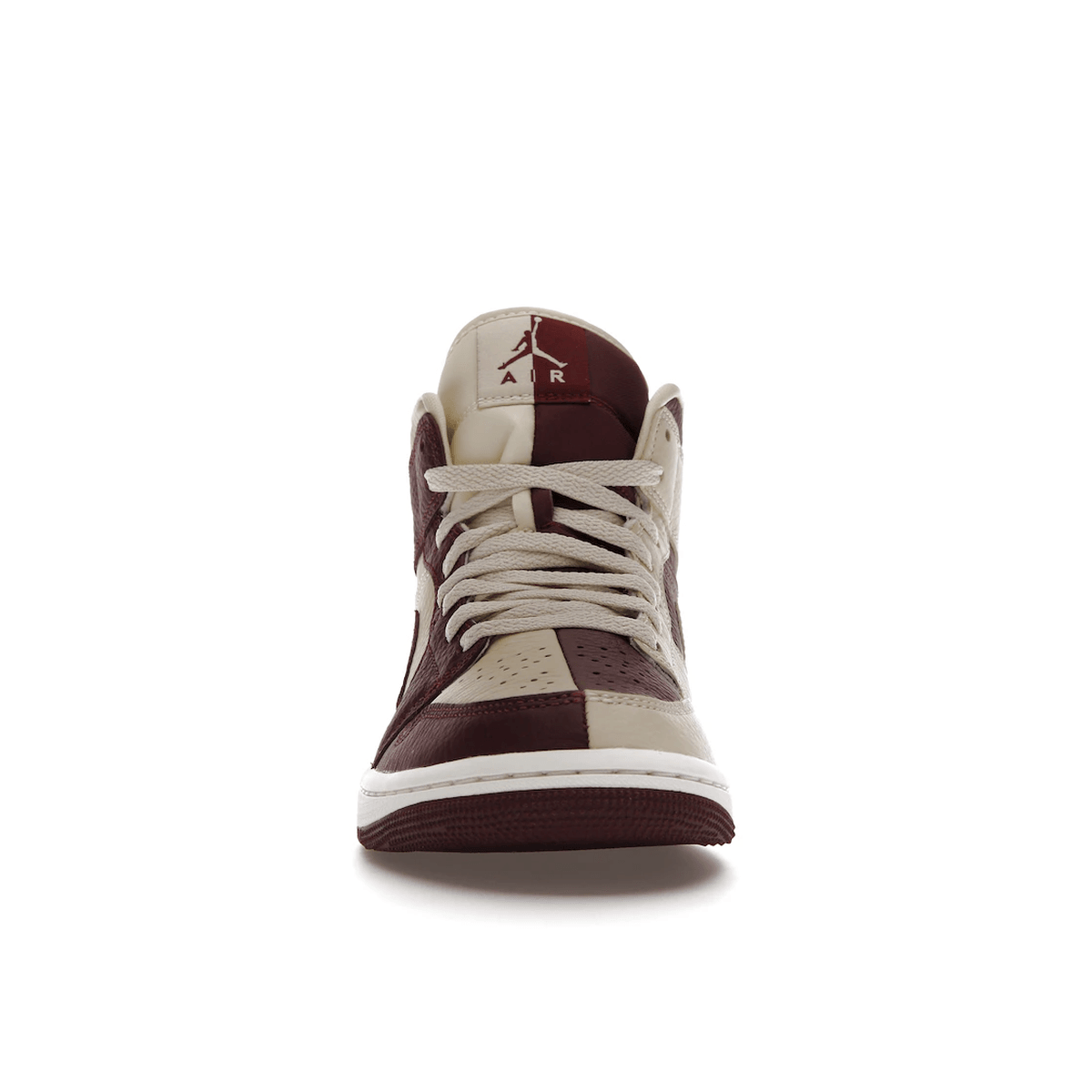 Air Jordan 1 Mid SE Split Beach Cherrywood Red - Sneakerzone