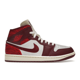 Air Jordan 1 Mid SE Tiki Leaf Team Red - Sneakerzone