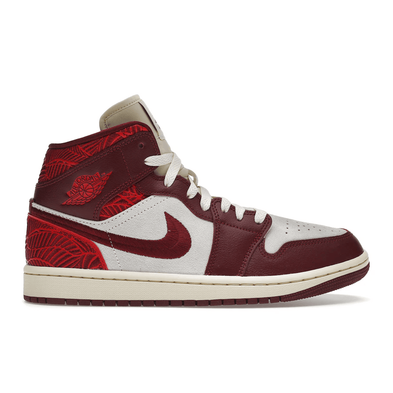 Air Jordan 1 Mid SE Tiki Leaf Team Red product image