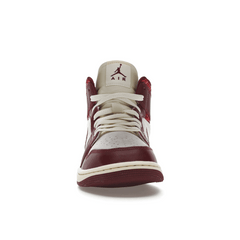 Air Jordan 1 Mid SE Tiki Leaf Team Red - Sneakerzone