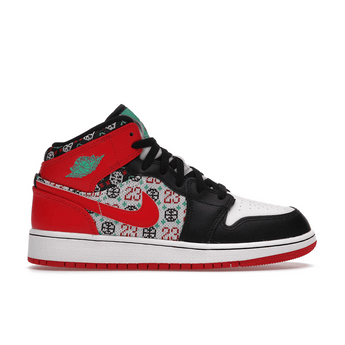 Air Jordan 1 Mid SE Ugly Christmas Sweater - Sneakerzone