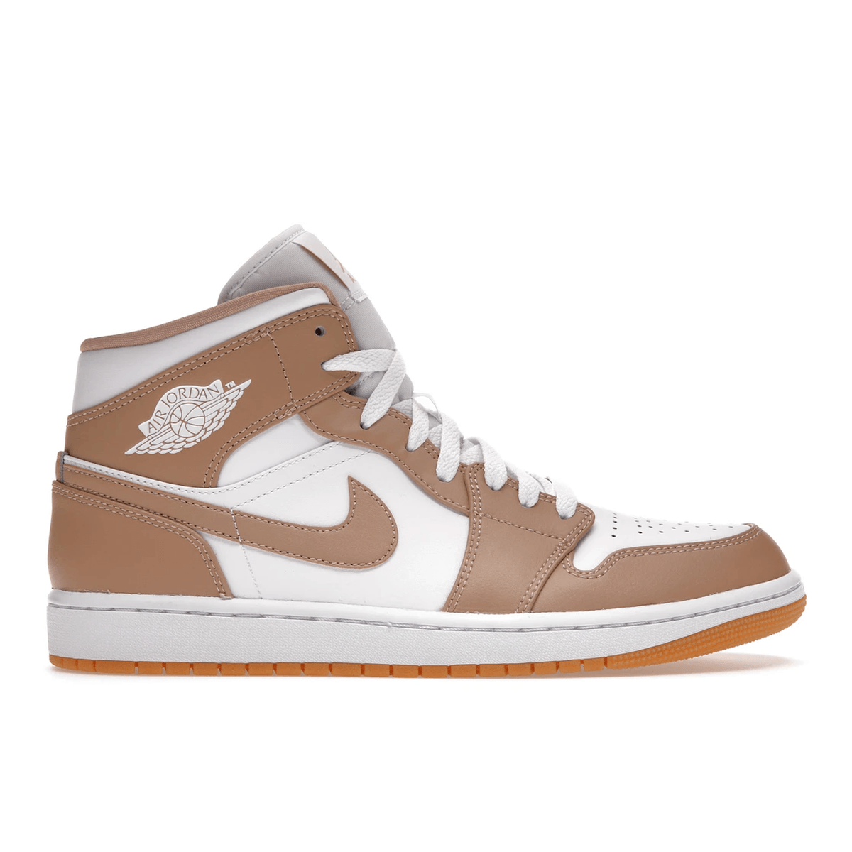 Air Jordan 1 Mid Tan Gum - Sneakerzone