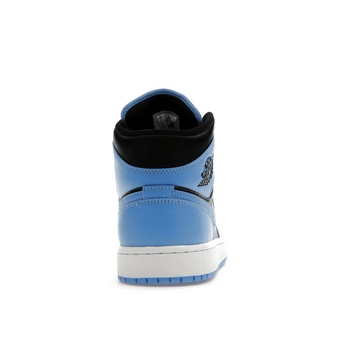 Air Jordan 1 Mid University Blue Black - Sneakerzone