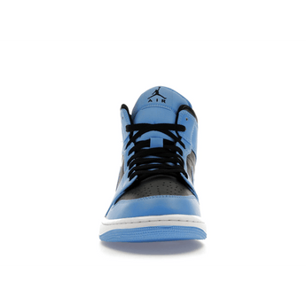 Air Jordan 1 Mid University Blue Black - Sneakerzone