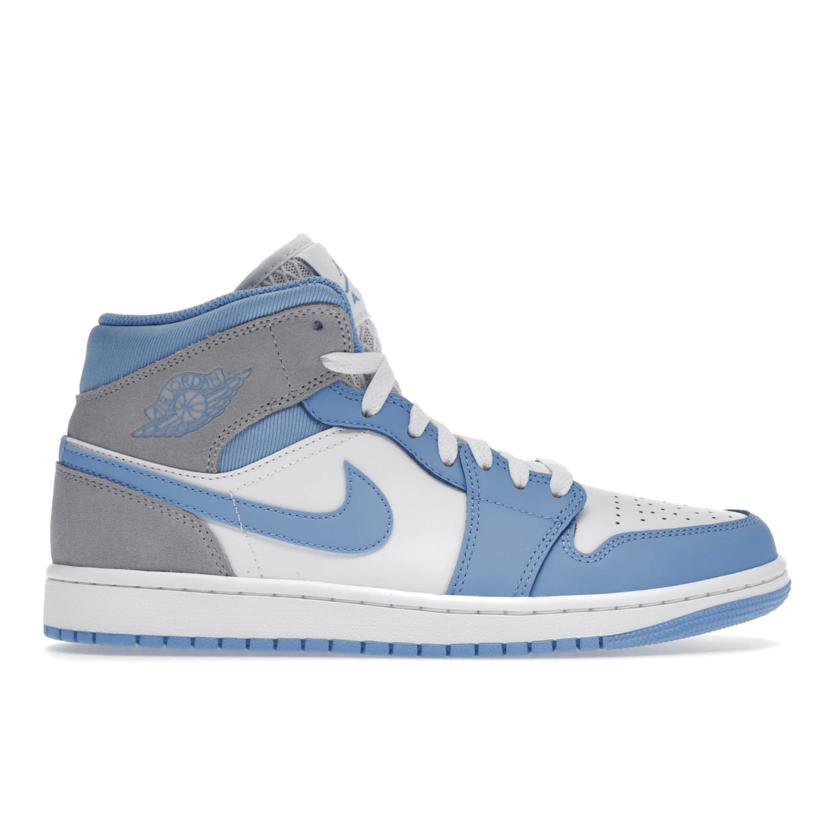 Air Jordan 1 Mid University Blue Grey - Sneakerzone