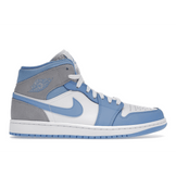 Air Jordan 1 Mid University Blue Grey - Sneakerzone