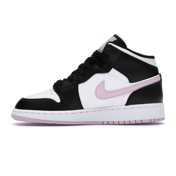 Air Jordan 1 Mid White Black Light Arctic Pink - Sneakerzone