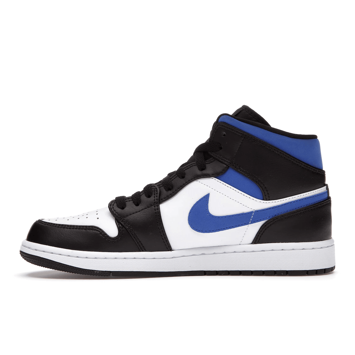 Air Jordan 1 Mid White Black Racer Blue - Sneakerzone
