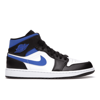 Air Jordan 1 Mid White Black Racer Blue - Sneakerzone
