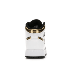 Air Jordan 1 Mid White Gold Black - Sneakerzone