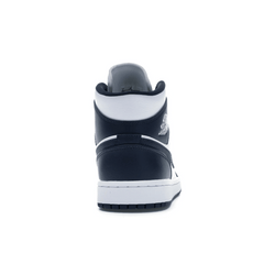 Air Jordan 1 Mid White Metallic Gold Obsidian - Sneakerzone