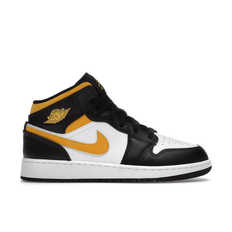 Air Jordan 1 Mid White Pollen Black product image