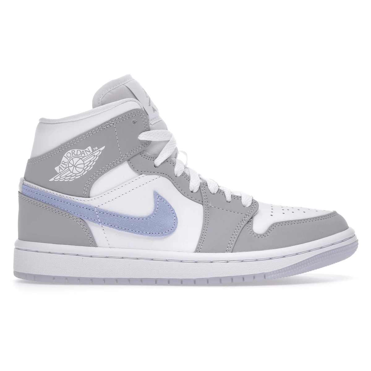 Air Jordan 1 Mid Wolf Grey Aluminum - Sneakerzone