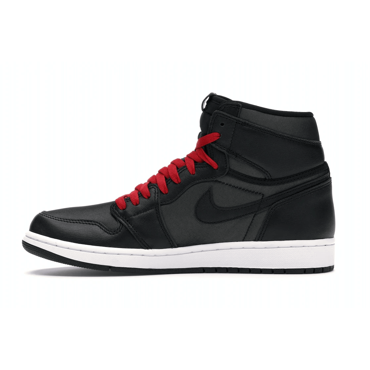 Air Jordan 1 Retro High Black Satin Gym Red - Sneakerzone