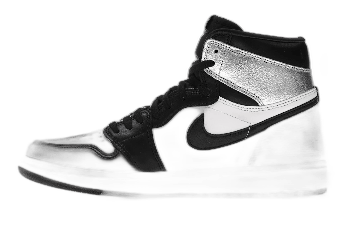 Air Jordan 1 Retro High Silver Toe - Sneakerzone