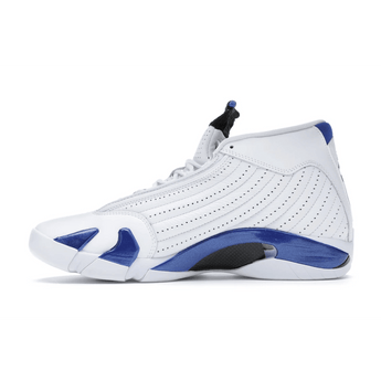 Air Jordan 14 Retro White Hyper Royal - Sneakerzone