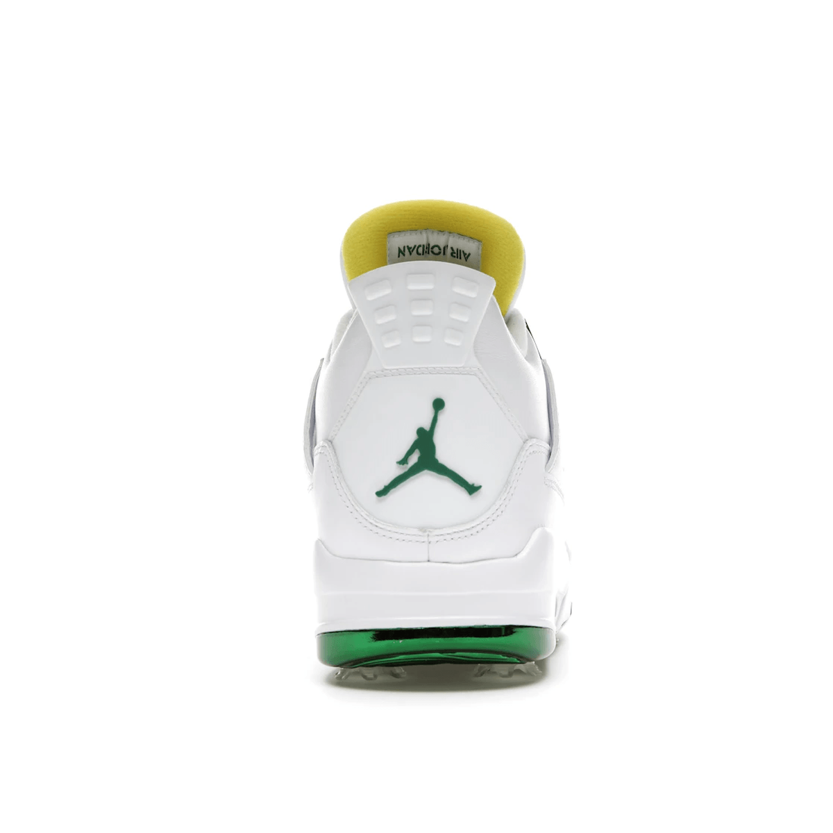 metallic green jordan 4 golf