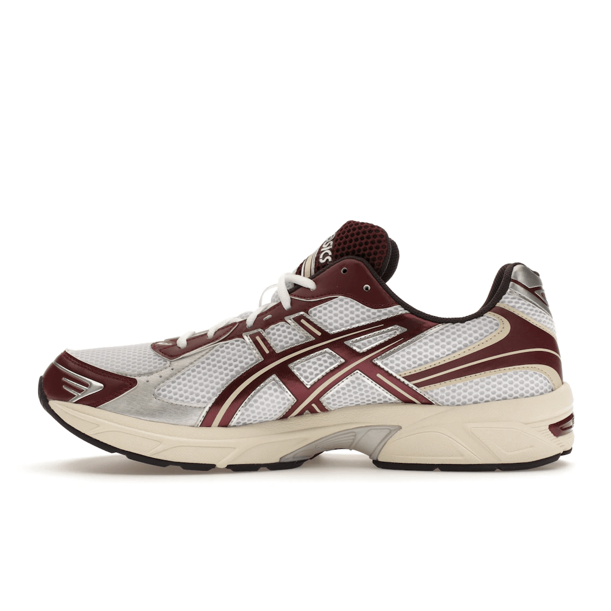ASICS Gel-1130 White Maroon Banner - Sneakerzone