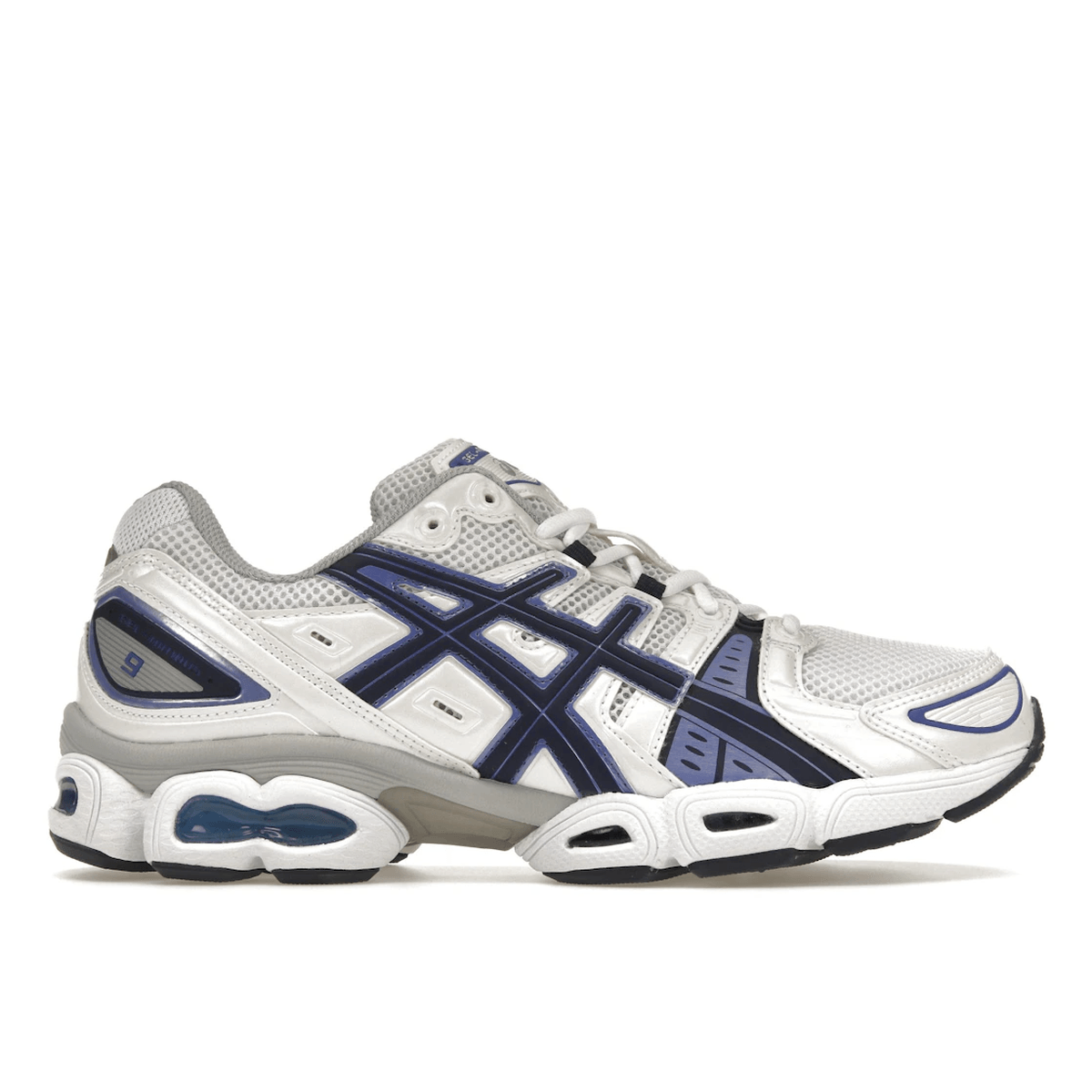 ASICS Gel-Nimbus 9 White Indigo Blue - Sneakerzone
