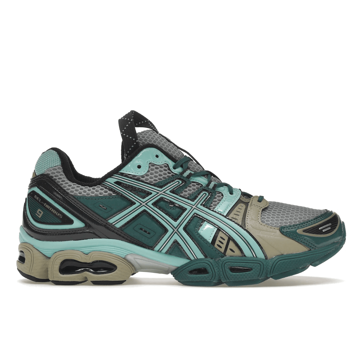 ASICS UB3-S Gel-Nimbus 9 Kiko Kostadinov Piedmont Grey Aruba Blue - Sneakerzone