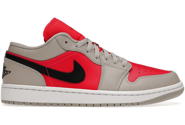 Air Jordan 1 Retro Low Light Iron Ore Siren Red