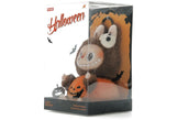 Pop Mart Labubu Happy Halloween Party Series-Sitting Pumpkin Vinyl Plush Pendant - Sneakerzone