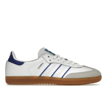 Adidas Samba Leather Cloud White Lucid Blue