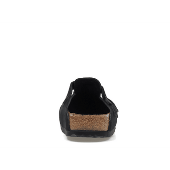 Birkenstock Boston Soft Footbed Suede Black - Sneakerzone
