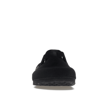 Birkenstock Boston Soft Footbed Suede Black - Sneakerzone