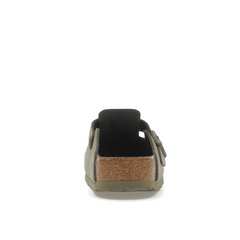 Birkenstock Boston Vegan Birkibuc Khaki - Sneakerzone