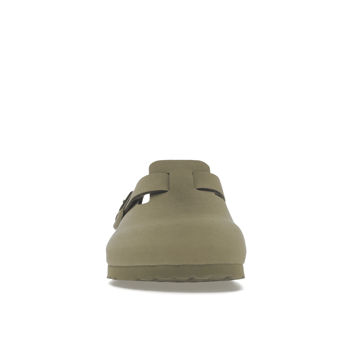 Birkenstock Boston Vegan Birkibuc Khaki - Sneakerzone