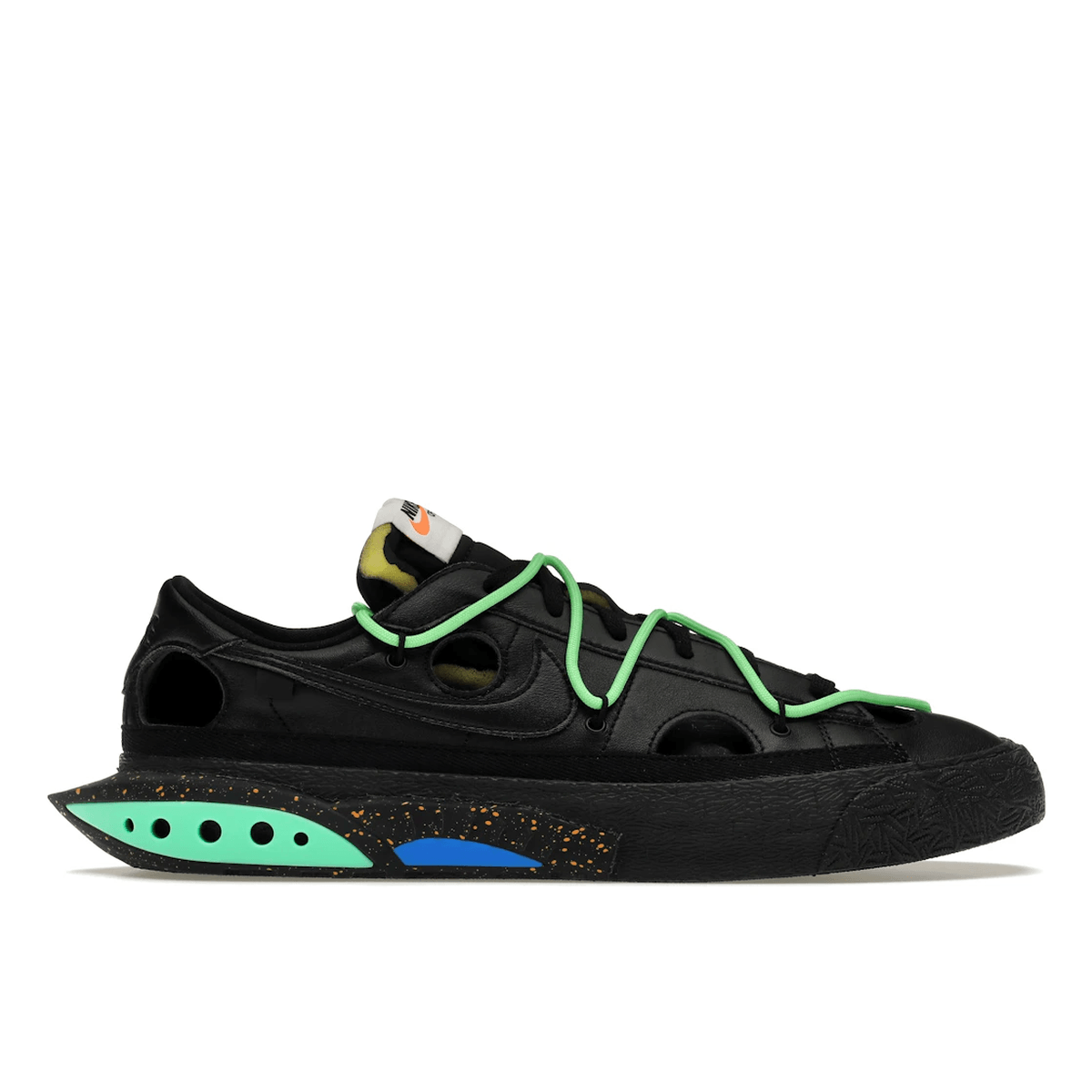 Blazer Low x Off-White Black Electro Green - Sneakerzone