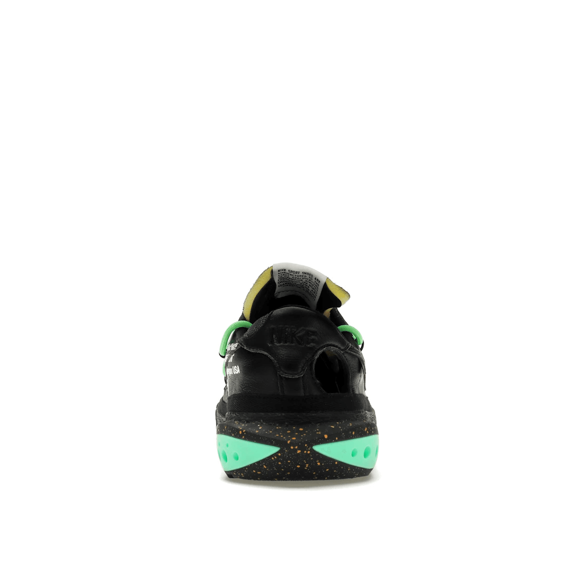 Blazer Low x Off-White Black Electro Green - Sneakerzone