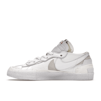 Blazer Low x Sacai White Patent Leather - Sneakerzone