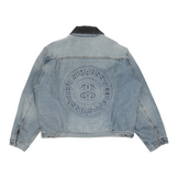 Stüssy x Levi's Embossed Praglad Trucker Jacket Stussy Rugged-Blue