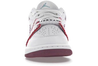 Air Jordan 1 Low White Light Bordeuax