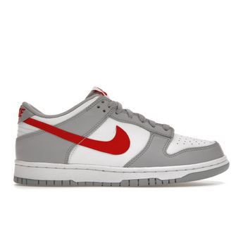 Nike Dunk Low White Wolf Grey University Red