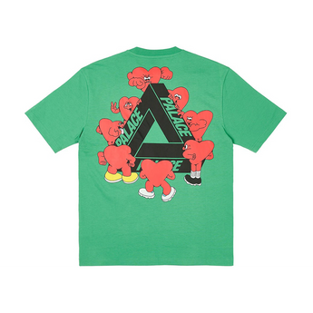 Palace Tri-Hearts T-shirt Pea Green