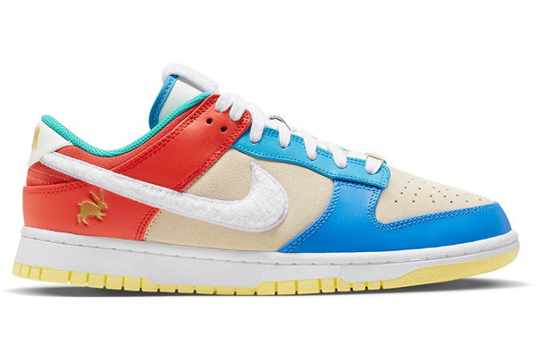 Nike Dunk Low Retro PRM Year of the Rabbit Blue Orange Cream